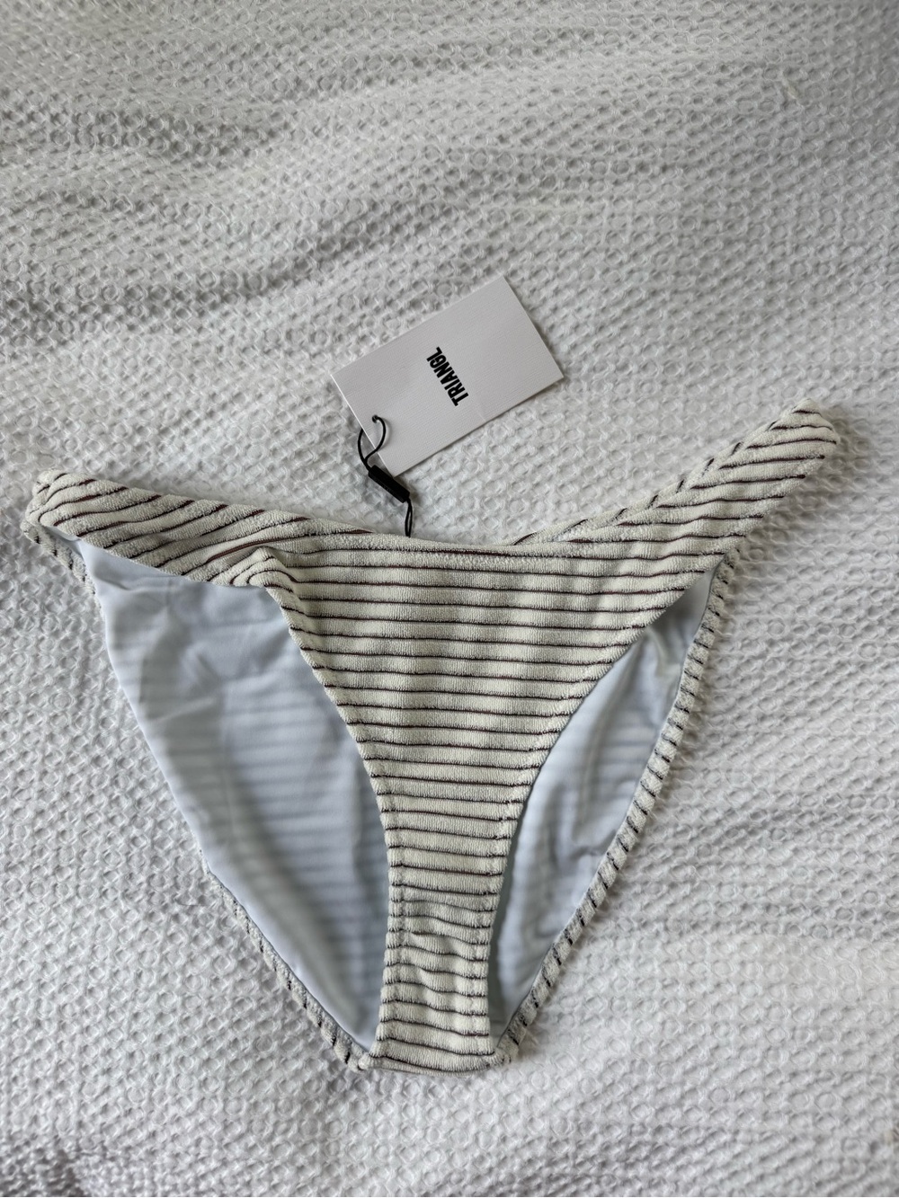 Triangl terry bikini bottom